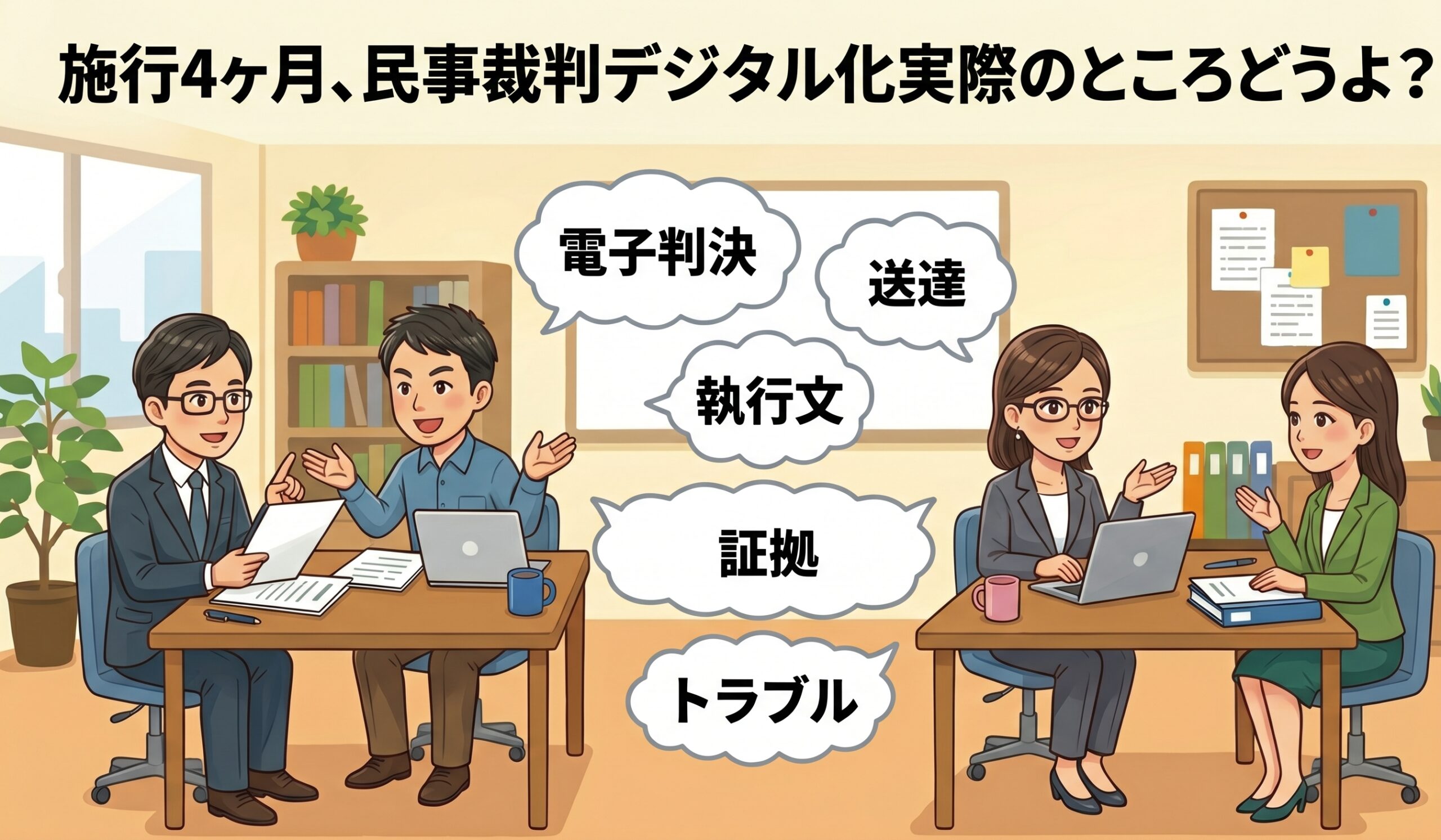 JALAPオンラインイベント 「施行４ヶ月、民事裁判デジタル化実際のところどうよ？」